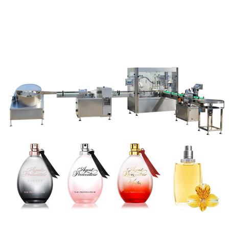 Ŝanhaja fabriko CE-atestilo aŭtomata fabrikanto de esenca oleo botelo pleniganta maŝinon